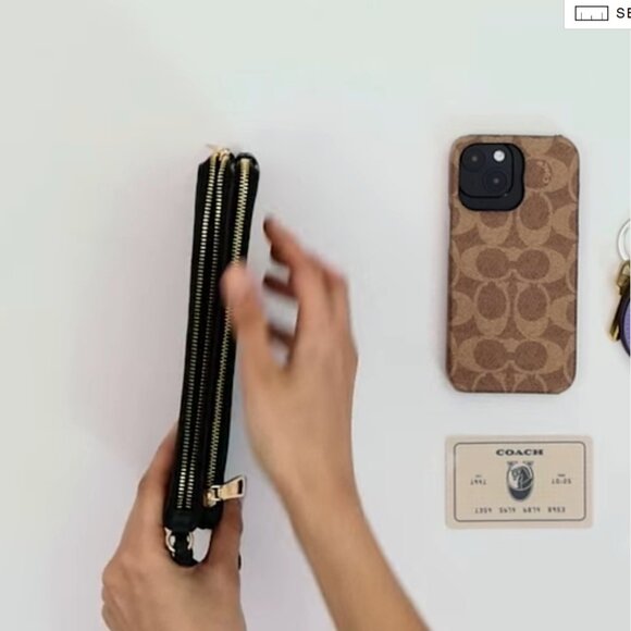 COACH Double Zip Wallet - Picture 13 of 13